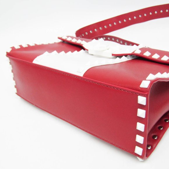 VALENTINO GARAVANI Red Leather Shoulder Bag - Picture 5 of 16